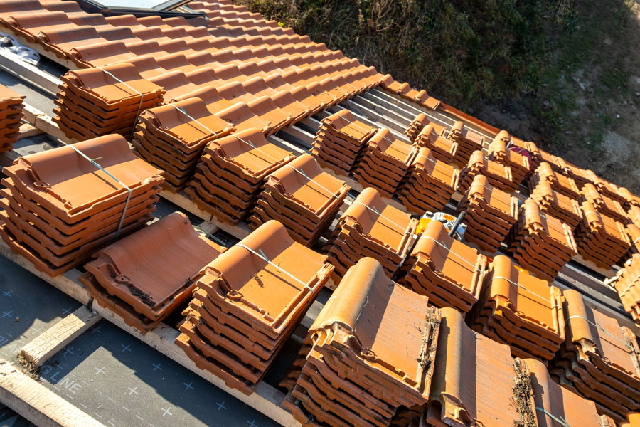 Clay roof tiles durability