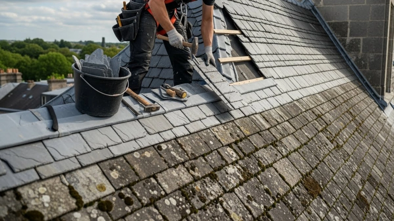 Experienced London slate roofing company team