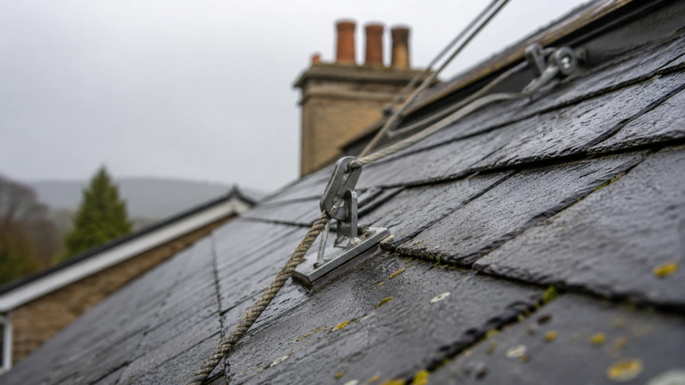 How to Clean Slate Roof UK: Safety First