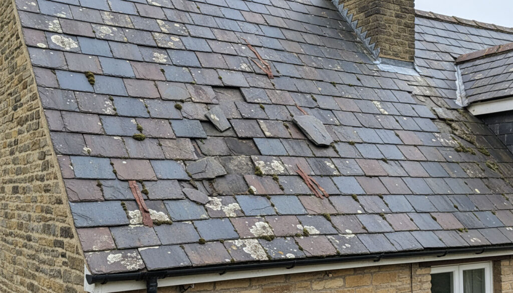 common slate roof problems UK