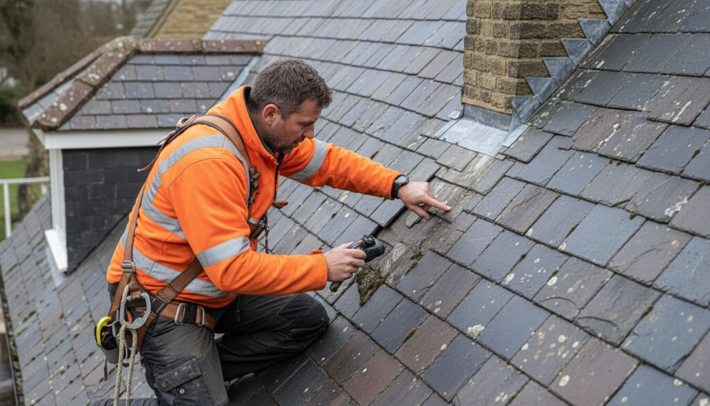 slate roof inspection frequency UK