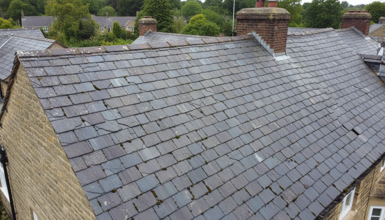 slate roof replacement signs UK
