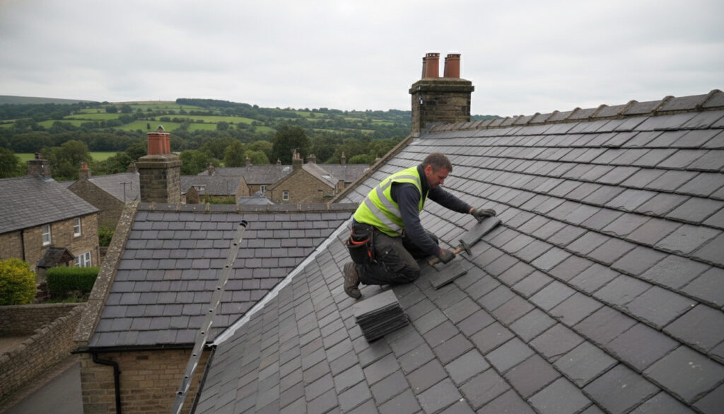 can you walk on a slate roof UK