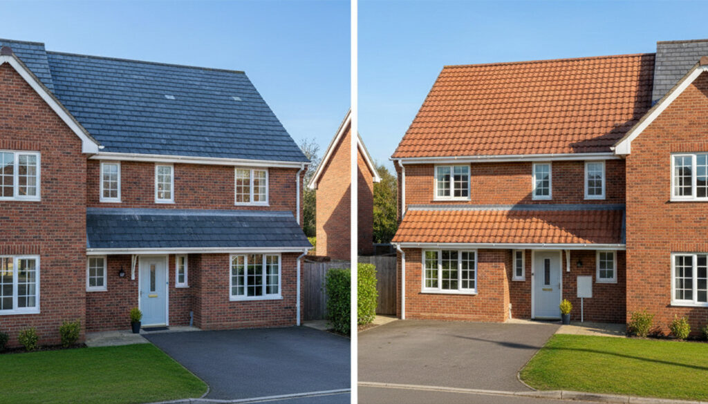 slate roof vs tile roof UK