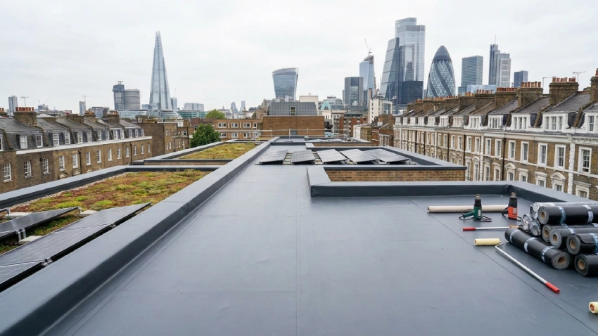 Flat roof repair London