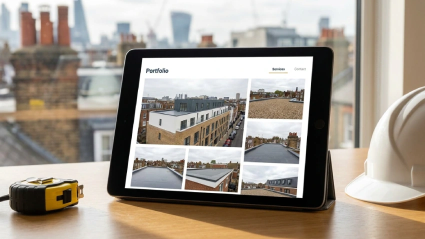 Flat roof service in London
