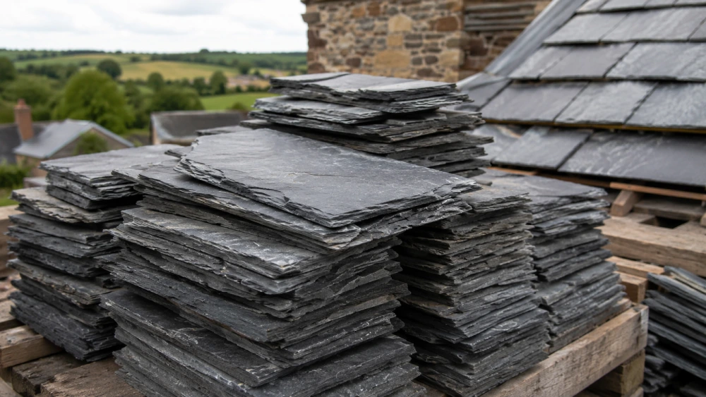 Old Slate Roof Tiles Worth: Transaction Contexts
