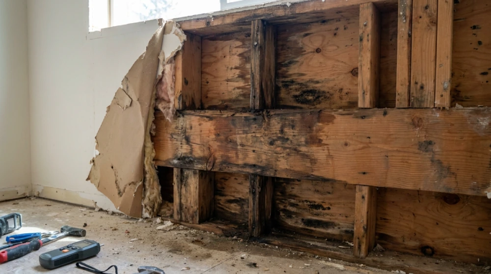 Water Ingress Can Damage Hidden Timber