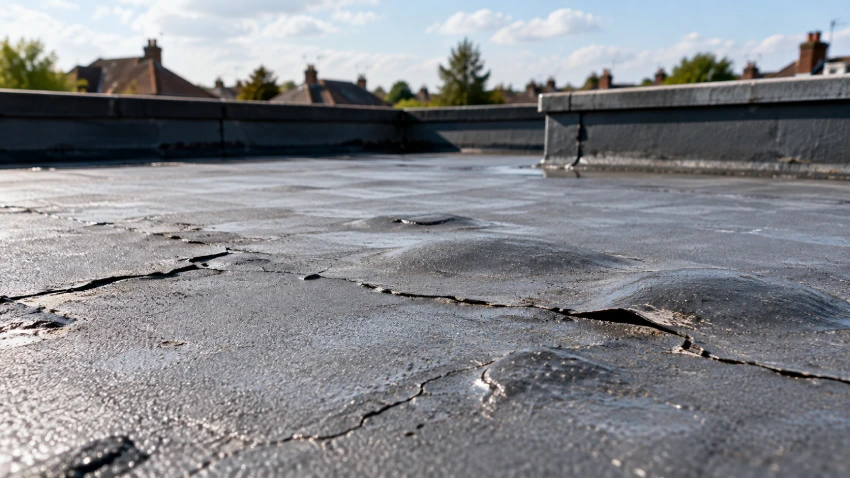 Flat Roof Blisters Cracks Early Uk Repair Signs 