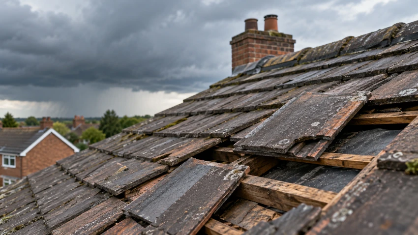 Loose Roof Tiles Uk Dangers Storm Damage Repairs 