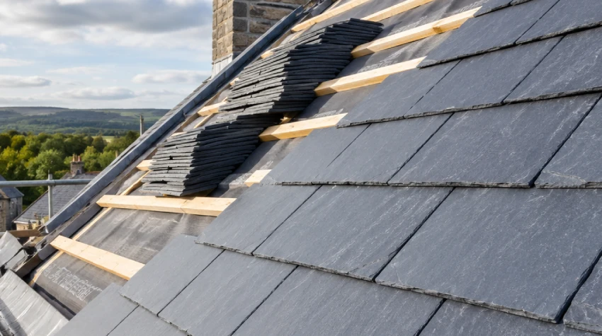 Slate Roof Installation Process UK