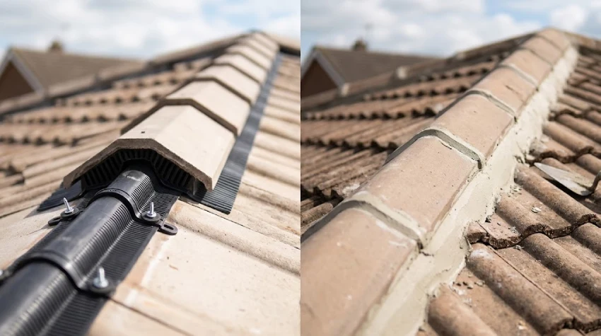 Dry Ridge vs Mortar Repointing Upgrades Compared
