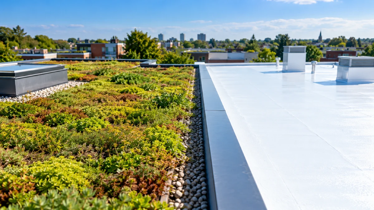 Living (Green) Roofs & Cool Roof Coatings