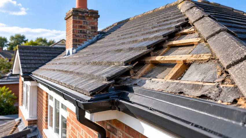 Roof drainage inspection