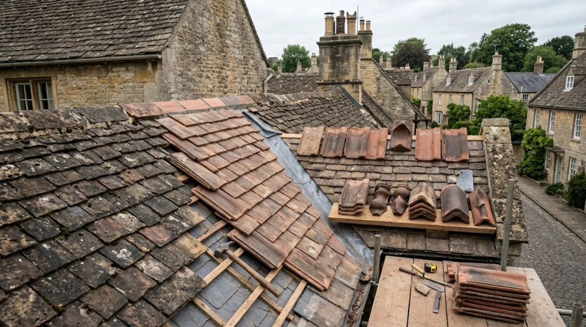 Victorian & Conservation Area Tile Matching for Older Roofs